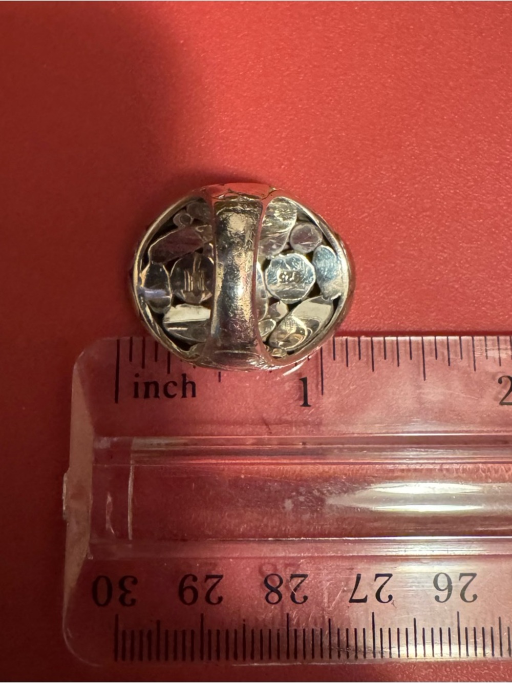 John Hardy Kali Pebble Saddle Design Ring - Picture 9 of 10